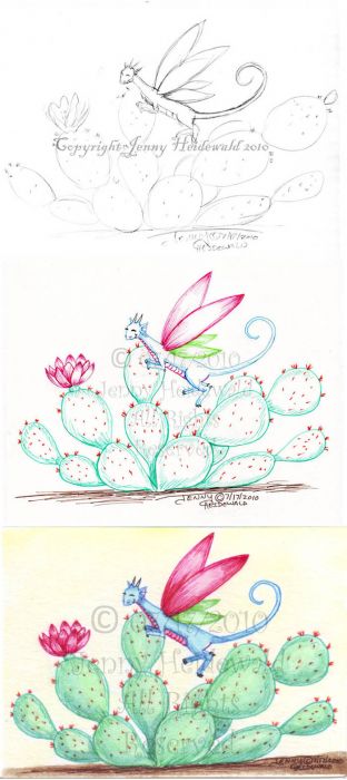 Cactus Fairy by Jenny Heidewald